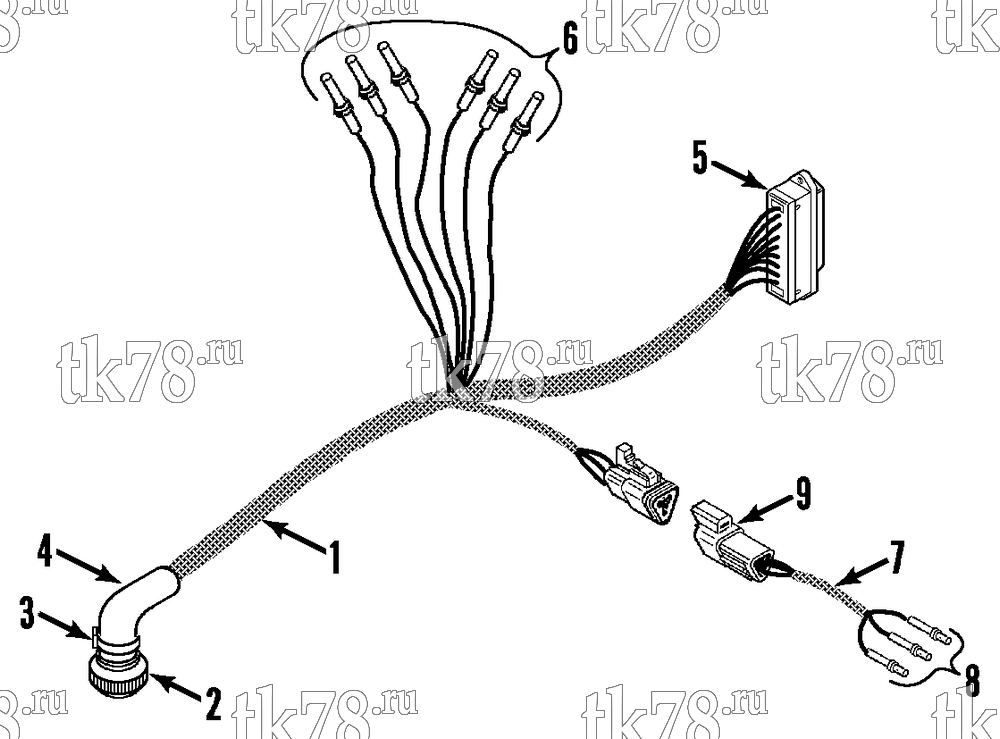 Каталог запчастей для Thermo King  HARNESS ASSEMBLY - CONTROLLER DIGITAL I/O