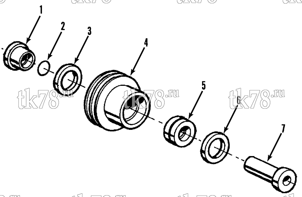 Каталог запчастей для Thermo King AP-II X 1012 IDLER PULLEY ASSEMBLY