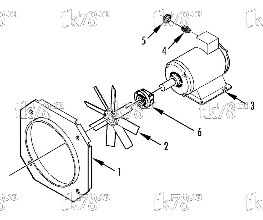 Каталог запчастей для Thermo King CRR 40 mP-C 2000 CONDENSER FAN GROUP