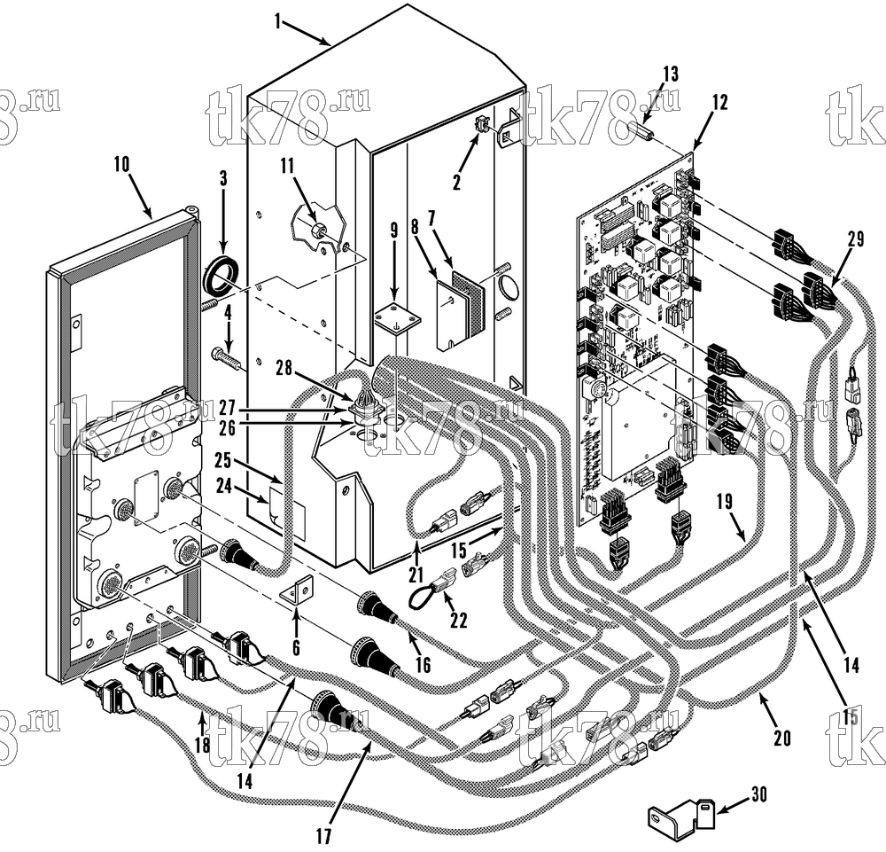 Каталог запчастей для Thermo King  CONTROL BOX ASSEMBLY (SB-III 50 SR DE-3 EMEIA)