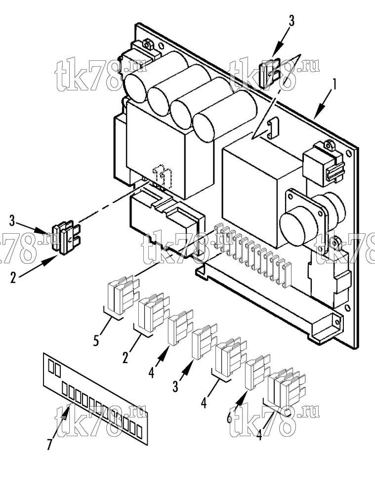 Каталог запчастей для Thermo King  POWER MODULE CIRCUIT BOARD (CRR)