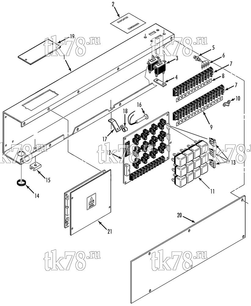 Каталог запчастей для Thermo King  CONTROL PANEL