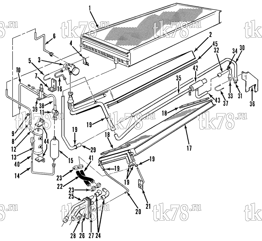 Каталог запчастей для Thermo King T1 Series M52 Thru M67 REFRIGERATION COMPONENTS (M59, M58D, M64, M57, M55)