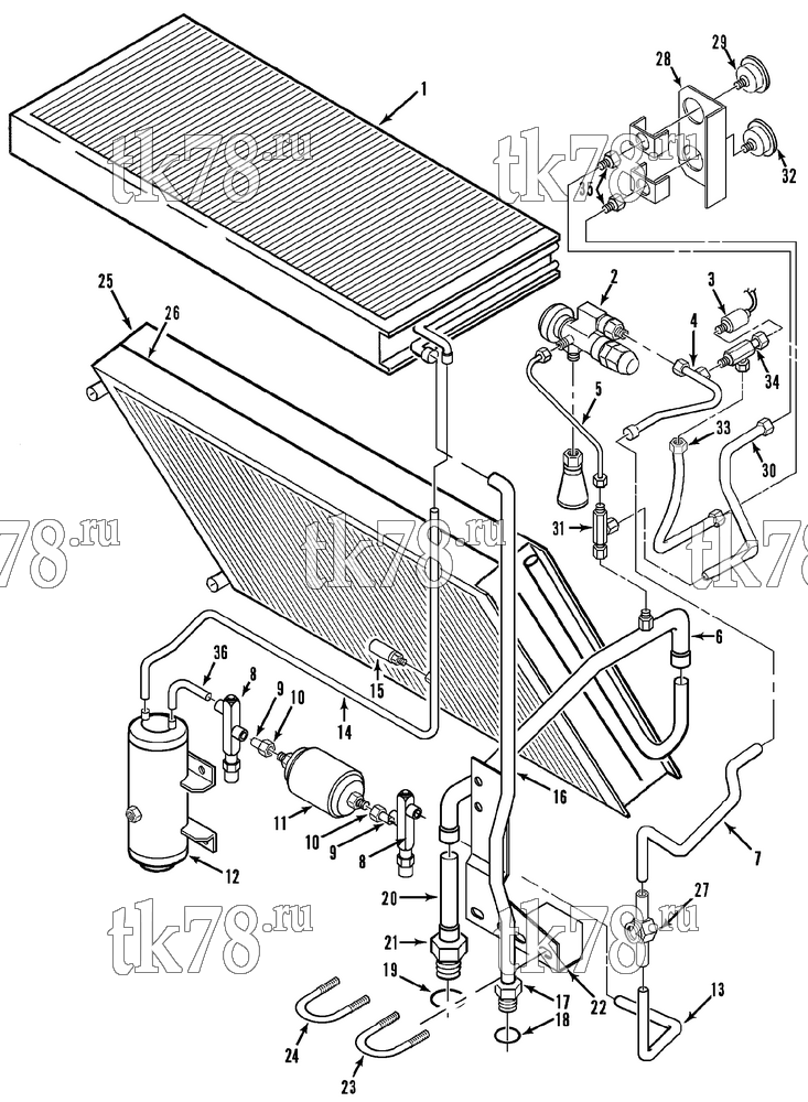 Каталог запчастей для Thermo King T10-M9 REFRIGERATION COMPONENTS