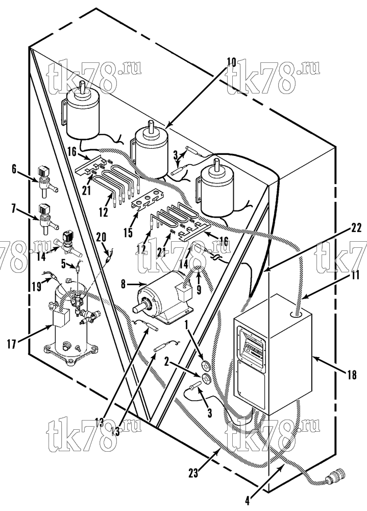 Каталог запчастей для Thermo King  ELECTRICAL COMPONENTS