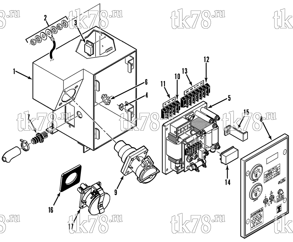 Каталог запчастей для Thermo King CGCO CONTROL BOX (CGCO)