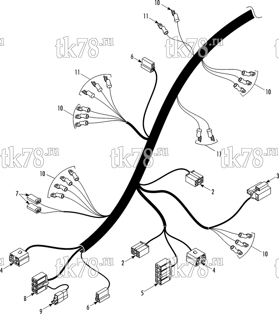 Каталог запчастей для Thermo King CGCO MAIN HARNESS ASSEMBLY