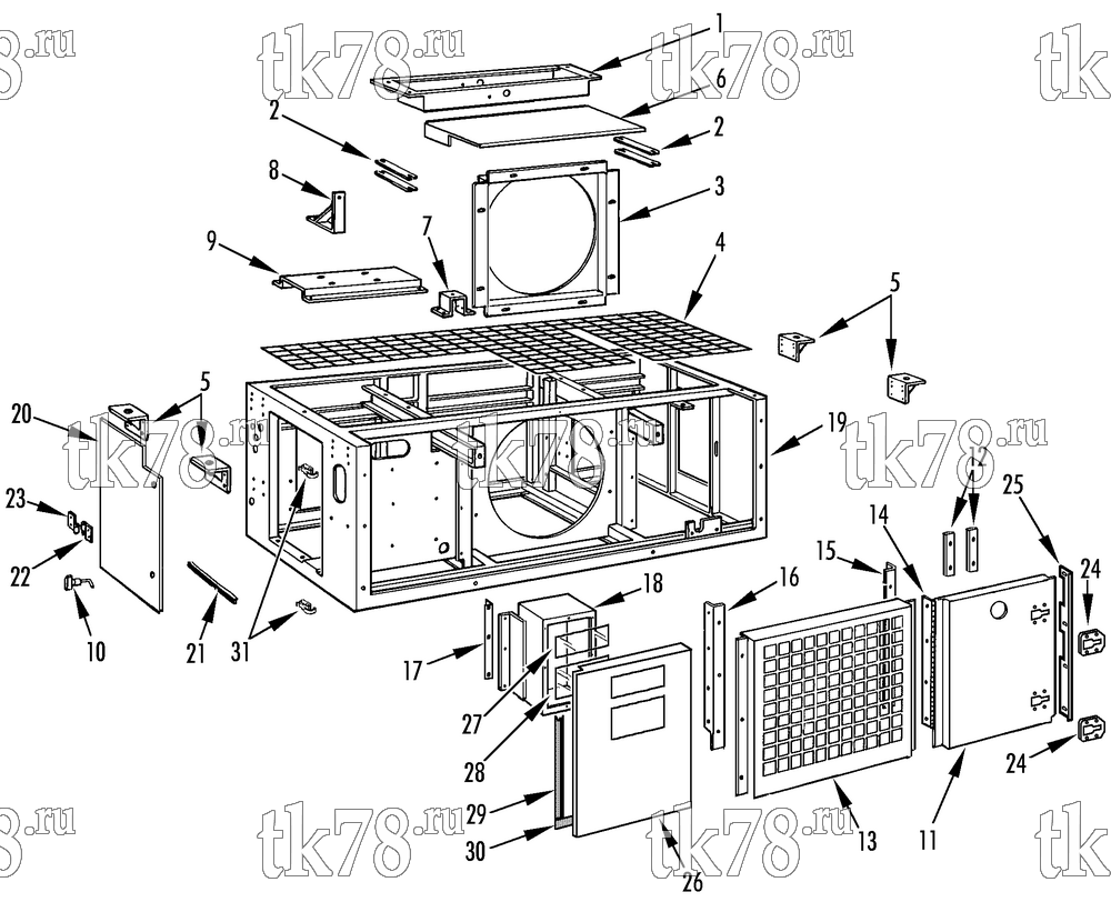 Каталог запчастей для Thermo King  STRUCTURAL COMPONENTS