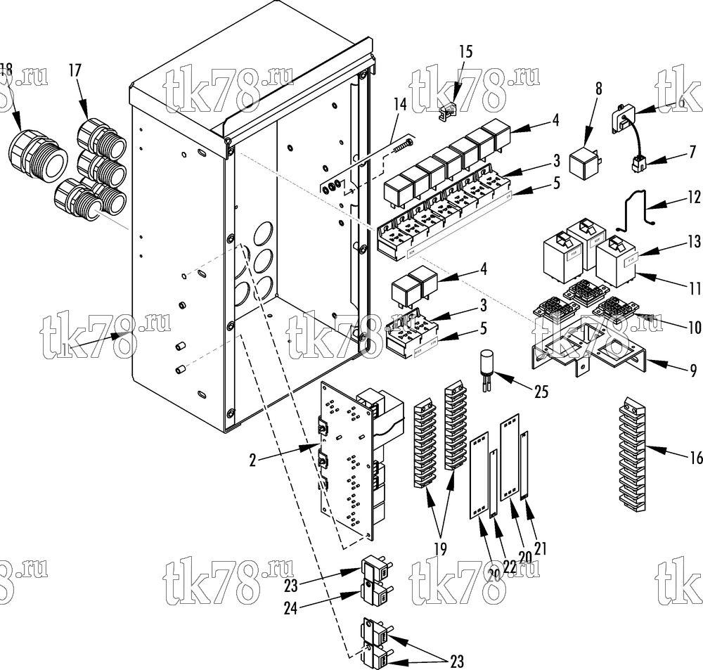 Каталог запчастей для Thermo King  LOW VOLTAGE CONTROL BOX
