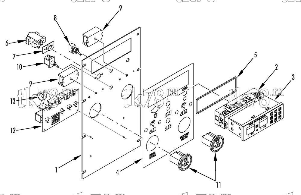 Каталог запчастей для Thermo King  CONTROL PANEL