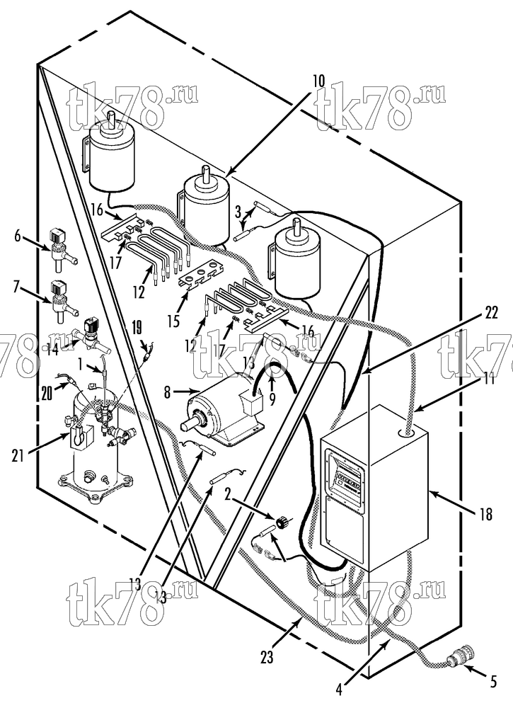 Каталог запчастей для Thermo King  ELECTRICAL COMPONENTS