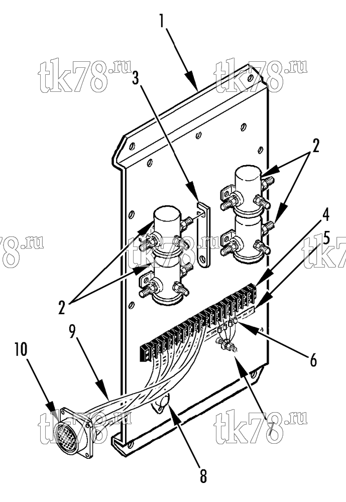Каталог запчастей для Thermo King E4-M1, M2 & M3 RELAY TRAY