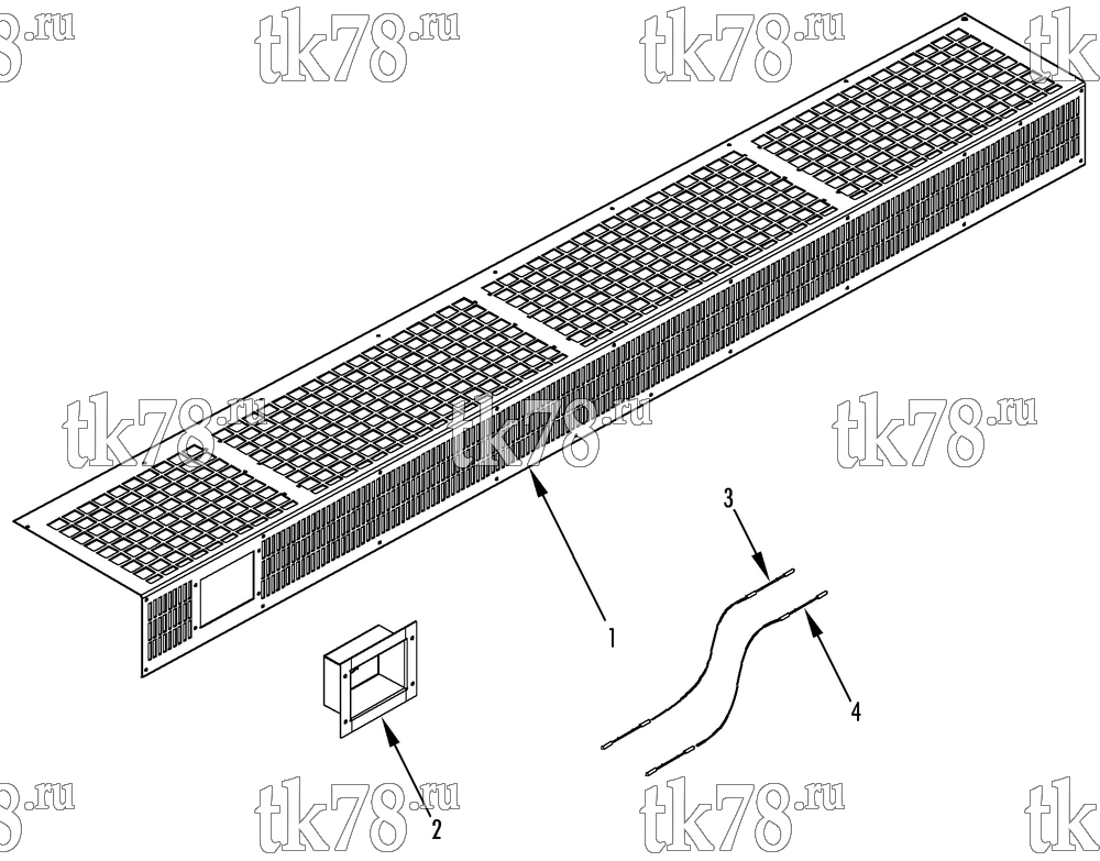 Каталог запчастей для Thermo King CSR 40 TRANSFRESH GROUP (OPTION 098038)