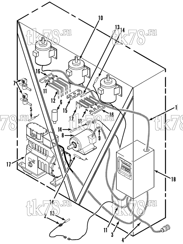 Каталог запчастей для Thermo King  ELECTRICAL COMPONENTS