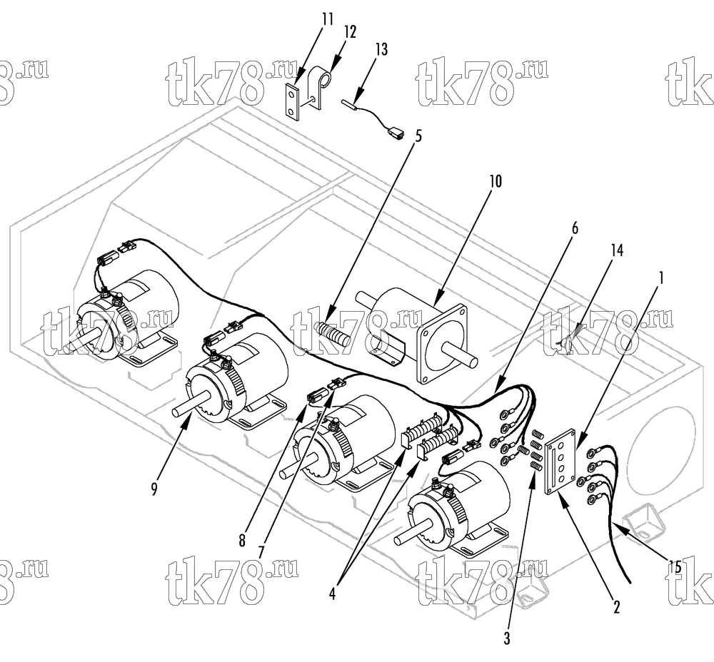Каталог запчастей для Thermo King E4-M1, M2 & M3 ELECTRICAL COMPONENTS