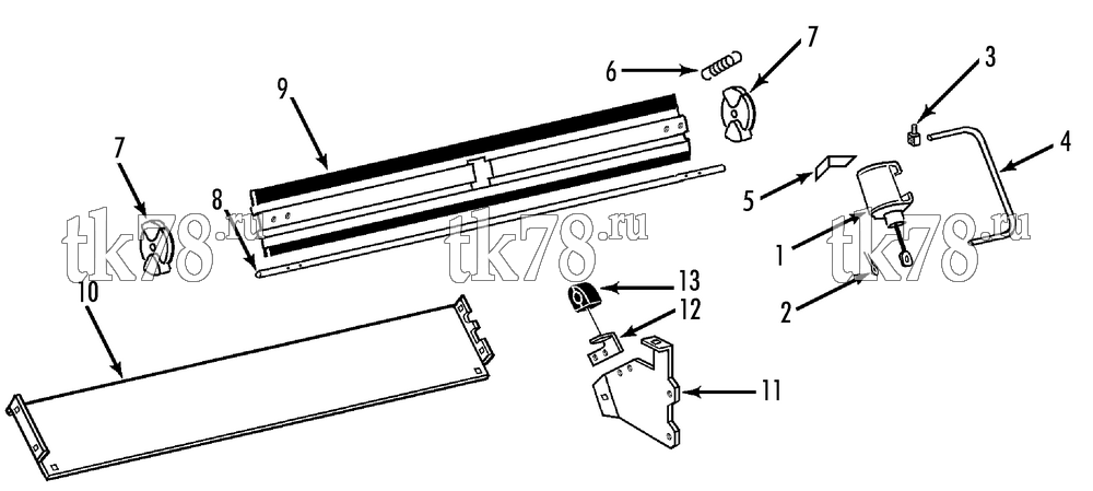 Каталог запчастей для Thermo King  DAMPER GROUP