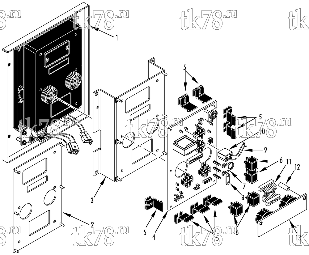 Каталог запчастей для Thermo King SGSM CIRCUIT BOARD & RELAYS - mP-G (SGCM, SGSM, SGCO)