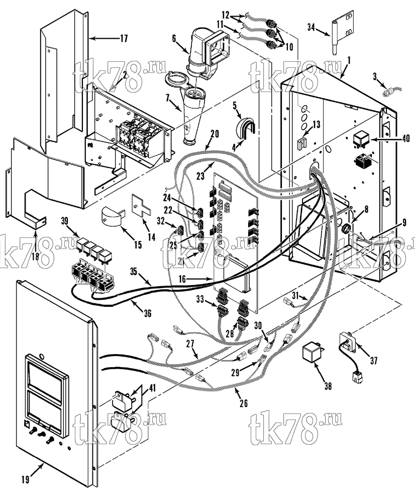 Каталог запчастей для Thermo King  CONTROL BOX ASSEMBLY (50 SR TCI)