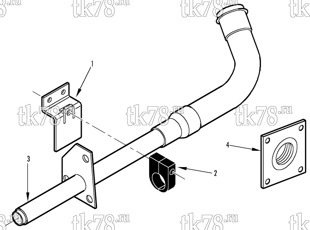Каталог запчастей для Thermo King T2-M91 WATER DRAIN GROUP (OPTIONAL)