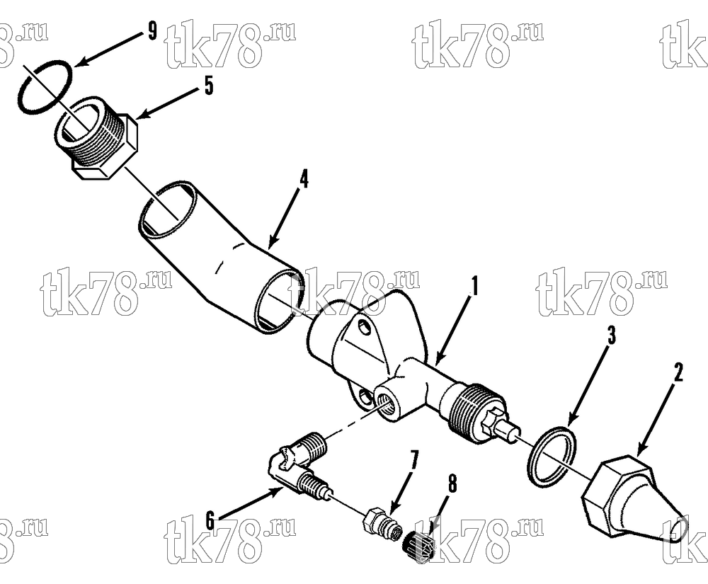 Каталог запчастей для Thermo King R5-M2, M3, M5-M8, M12, RH5-M1, M2, R5-HP M6 VALVE ASSEMBLY - SUCTION