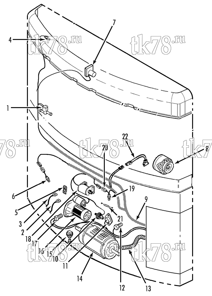 Каталог запчастей для Thermo King  ELECTRICAL COMPONENTS (SL-100 & SL-200)