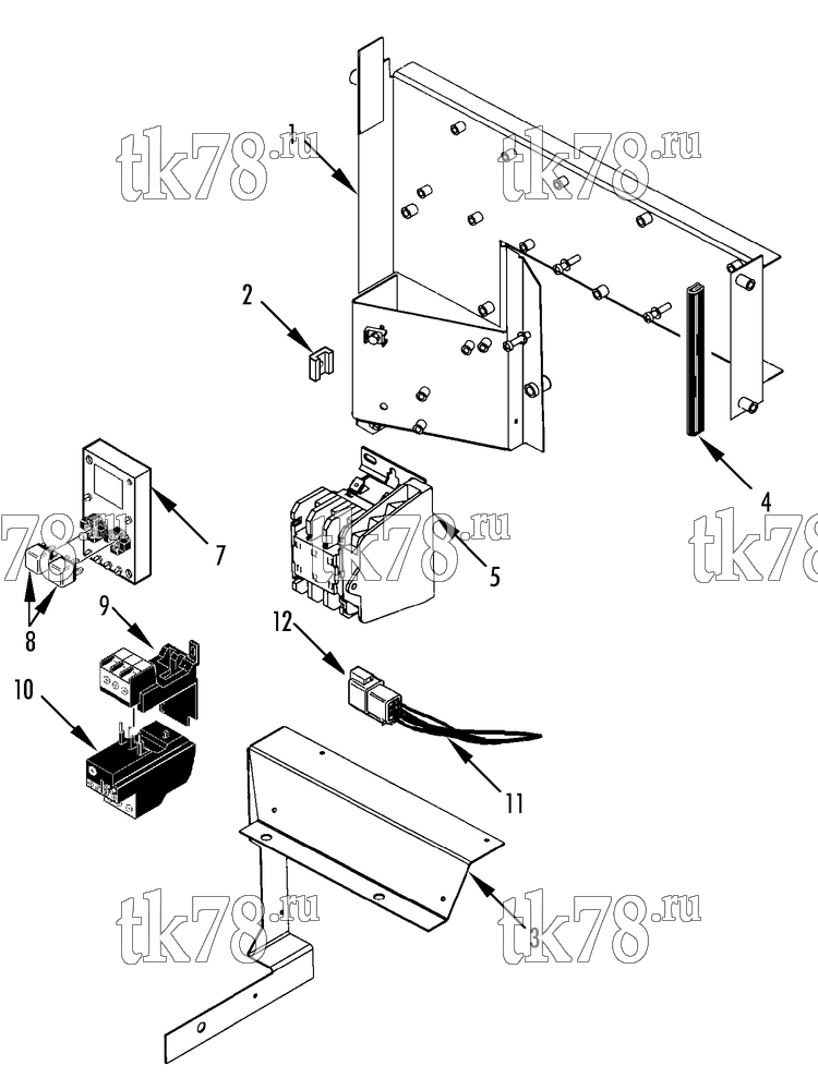 Каталог запчастей для Thermo King  HIGH VOLTAGE TRAY ASSEMBLY (SL-100 & SL-200)