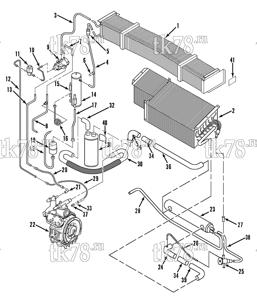 Каталог запчастей для Thermo King  REFRIGERATION COMPONENTS (SL-100, Before 11/00)
