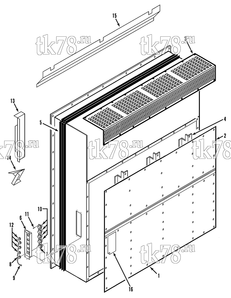 Каталог запчастей для Thermo King  EVAPORATOR PANELS