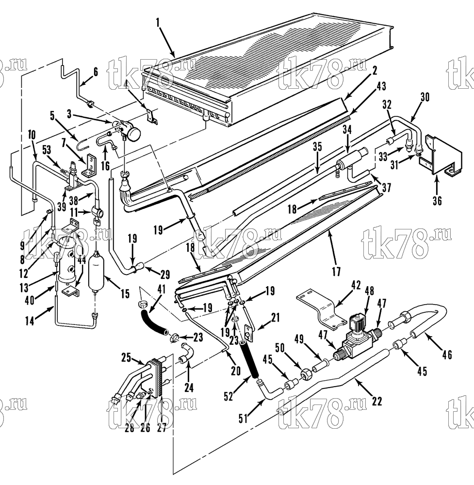 Каталог запчастей для Thermo King  REFRIGERATION COMPONENTS (M66)