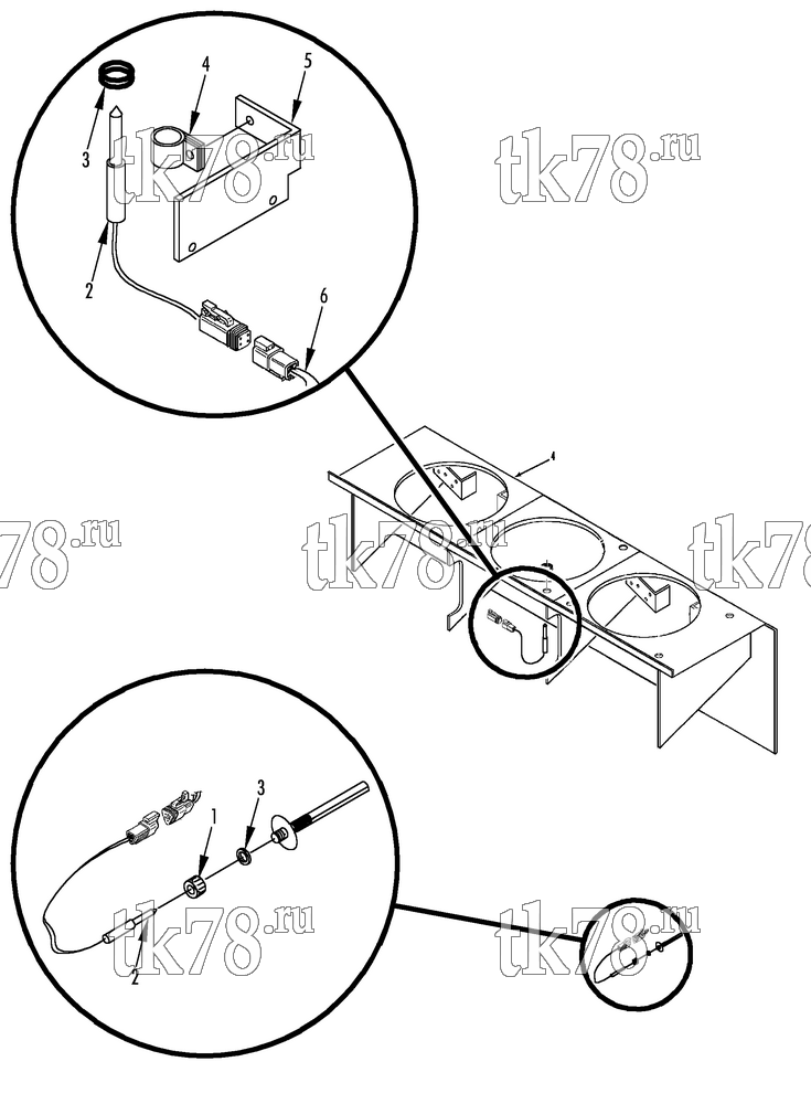 Каталог запчастей для Thermo King  REDUNDANT SENSORS (OPTION 098080)