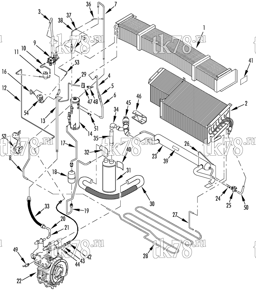 Каталог запчастей для Thermo King SL-400 REFRIGERATION COMPONENTS