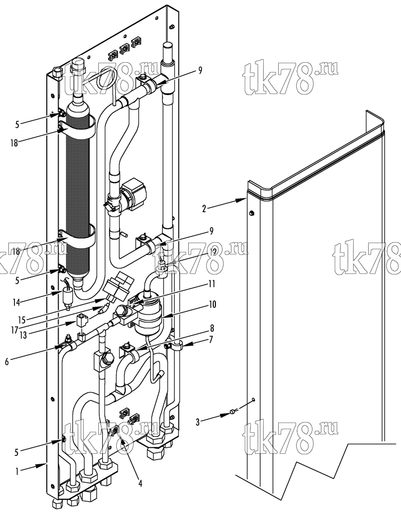 Каталог запчастей для Thermo King J Series PAK STRUCTURAL - NOSEMOUNT
