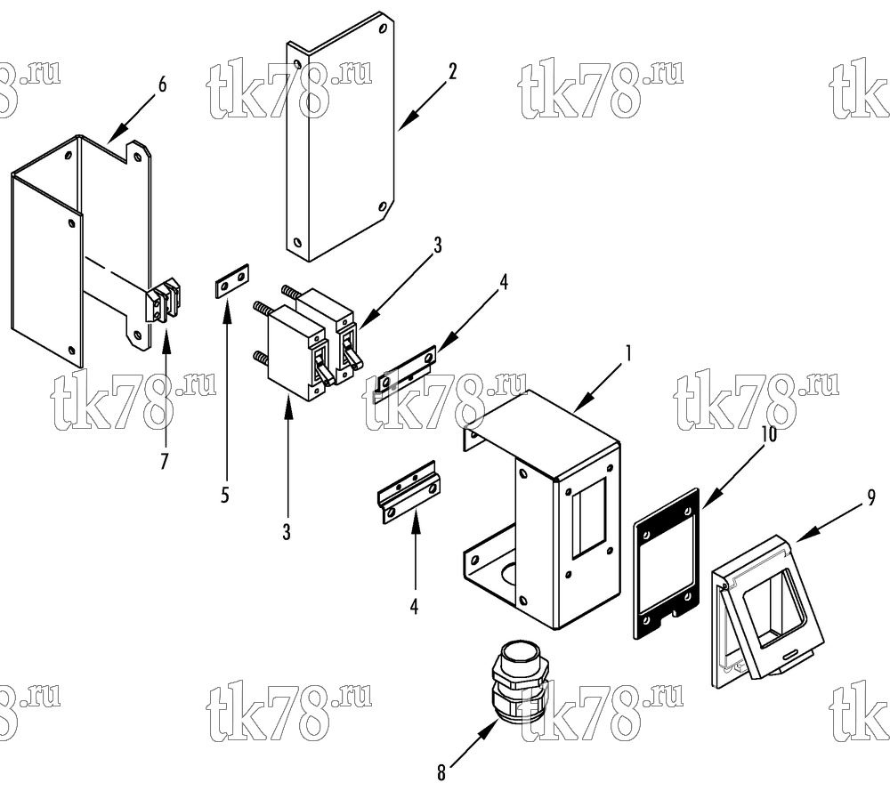 Каталог запчастей для Thermo King AT10-M3 CIRCUIT BREAKER BOX