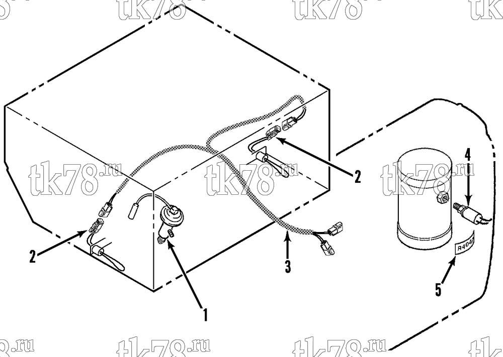Каталог запчастей для Thermo King V-280 LOW TEMPERATURE (OPTION 718363)
