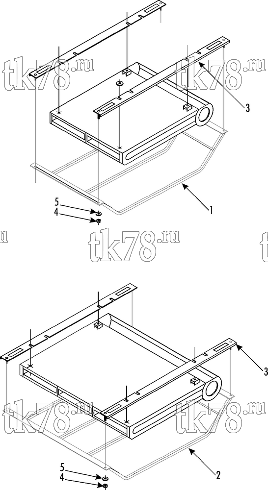 Каталог запчастей для Thermo King  TLE EVAPORATOR GUARDS