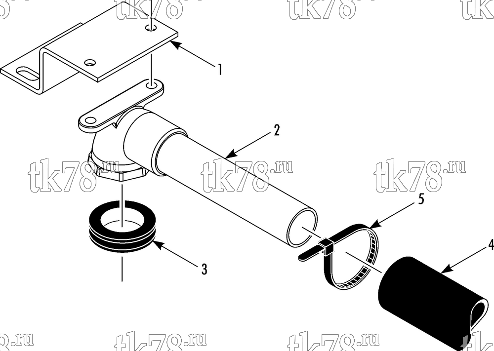 Каталог запчастей для Thermo King REH-M3 EVAPORATOR DRAIN GROUP
