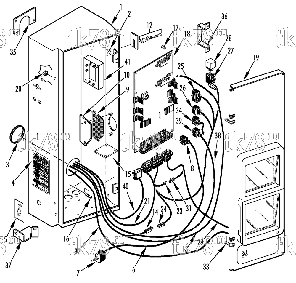 Каталог запчастей для Thermo King SB-III WHISPER 25K CONTROL BOX (WHISPER PERFORMANCE)