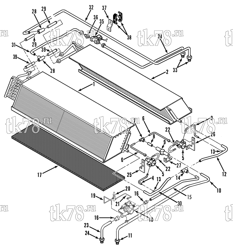 Каталог запчастей для Thermo King  EVAPORATOR REFRIGERATION