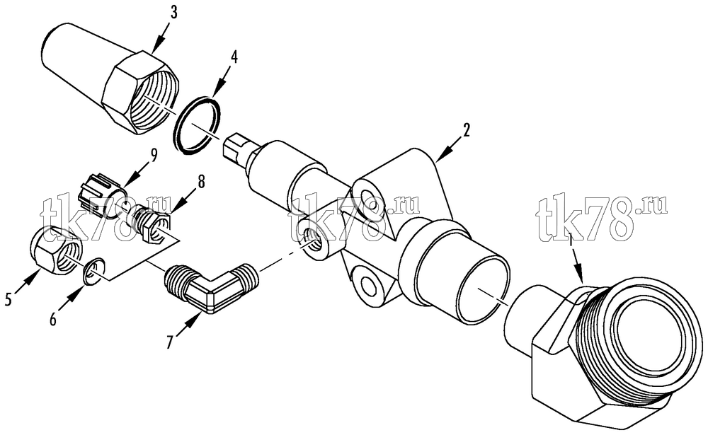 Каталог запчастей для Thermo King S-40E & S-45C 12V VALVE ASSEMBLY - SUCTION