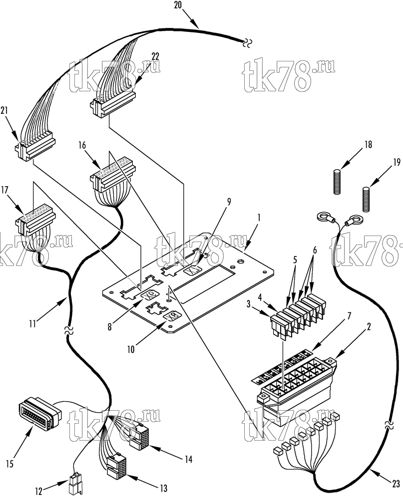 Каталог запчастей для Thermo King  BRACKET - TERMINAL/FUSE