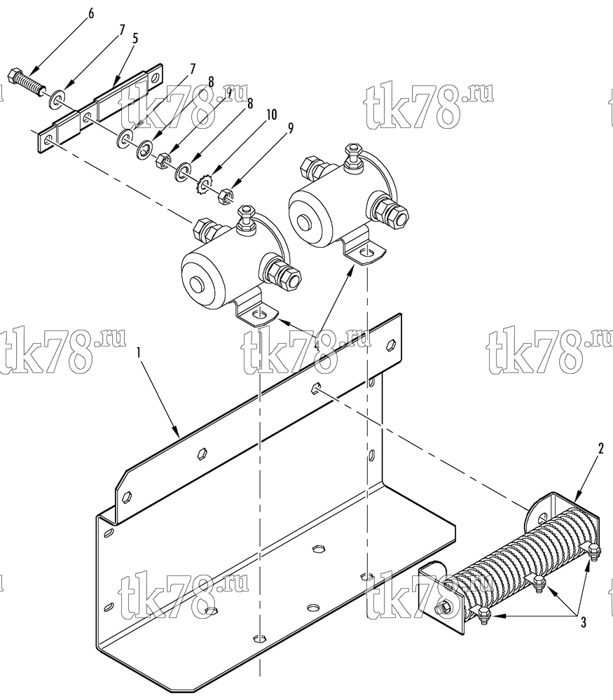 Каталог запчастей для Thermo King  RESISTOR & SOLENOID PANEL