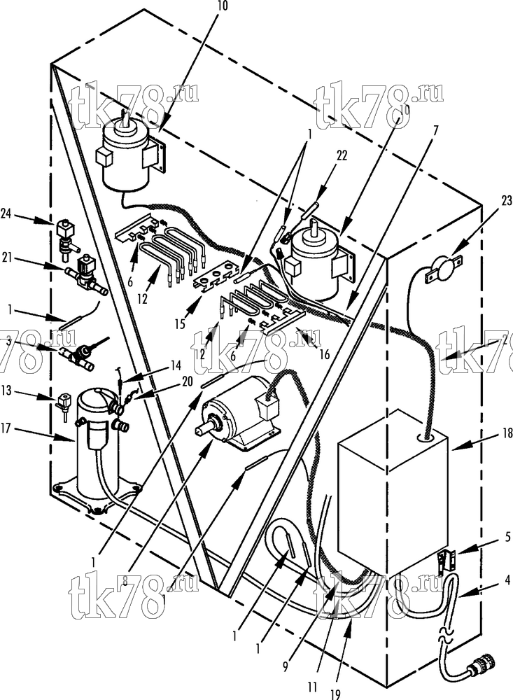 Каталог запчастей для Thermo King  ELECTRICAL COMPONENTS