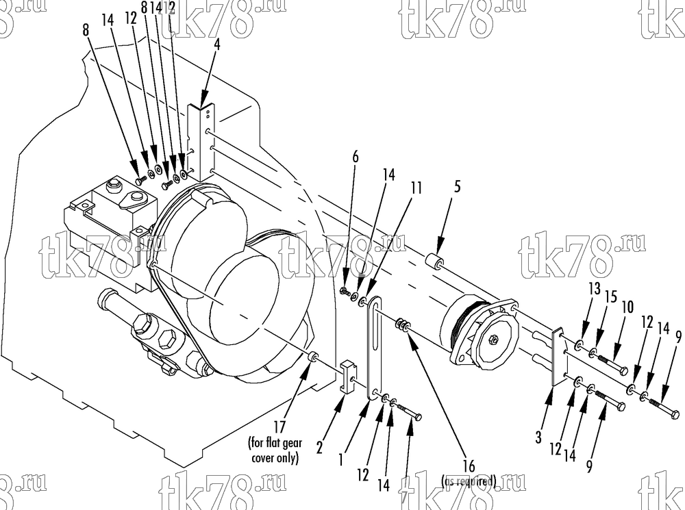 Каталог запчастей для Thermo King Super-II Multi-Temp w/se 2.2 Engine ALTERNATOR MOUNT
