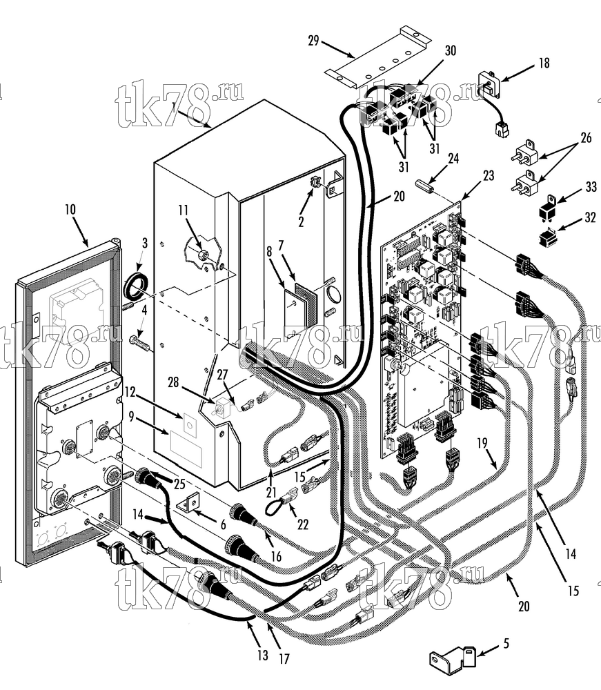 Каталог запчастей для Thermo King  CONTROL BOX ASSEMBLY (WHISPER TCI-3 DAS, TLE 6/3)