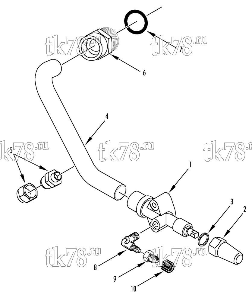 Каталог запчастей для Thermo King T2-M97 VALVE ASSEMBLY - SUCTION