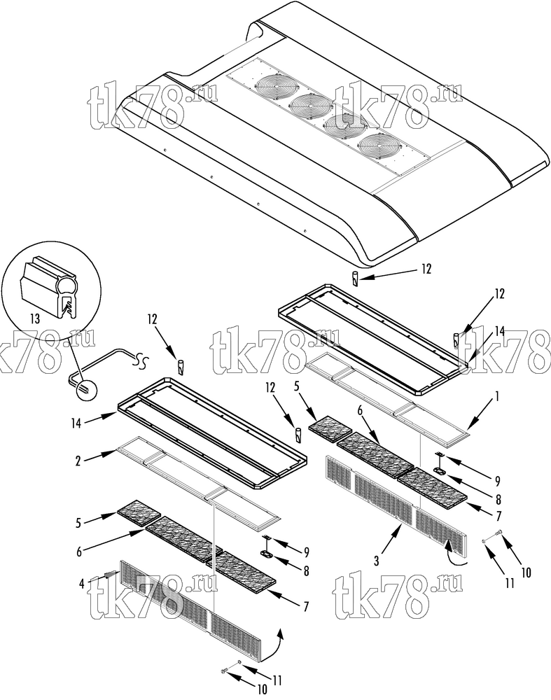 Каталог запчастей для Thermo King  FILTERS