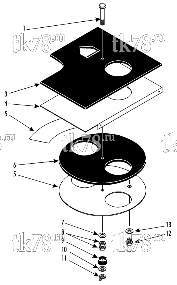 Каталог запчастей для Thermo King  AIR VENT (20 FT CONTAINERS)