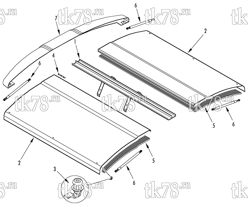 Каталог запчастей для Thermo King R6-M2 EVAPORATOR PANELS