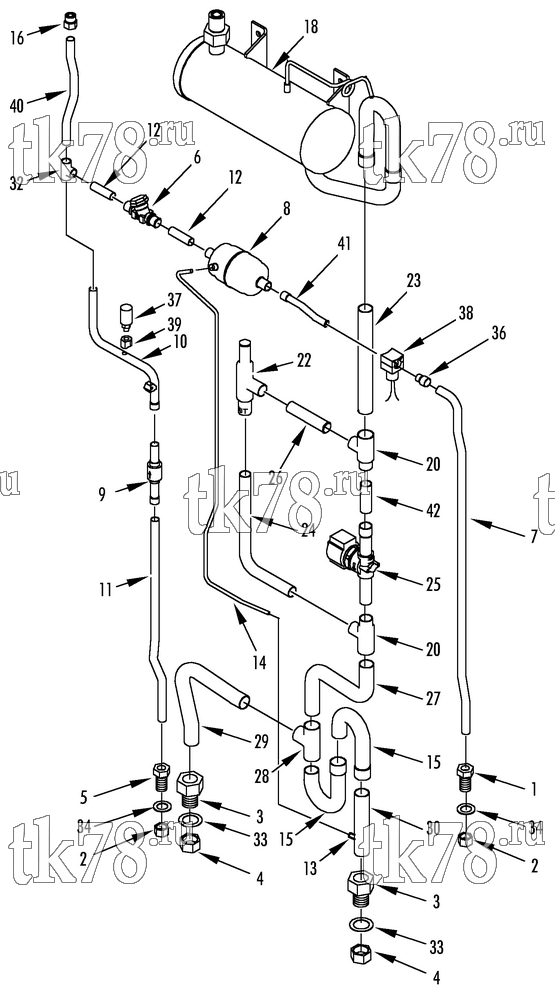 Каталог запчастей для Thermo King J Series SUPER PAK NOSEMOUNT REFRIGERATION