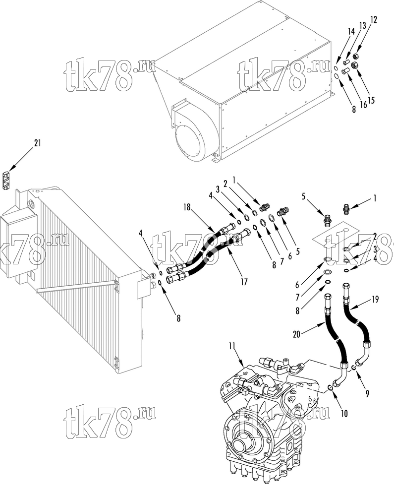 Каталог запчастей для Thermo King  INSTALLATION KIT (815444)